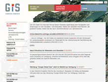 Tablet Screenshot of gis-daten.ch